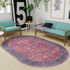 Unique Loom Maahru Collection Area Rug - Blood Moon - 3 of 4
