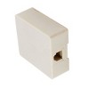 Unique Bargains Surface Mount Jack RJ11 Keyed 6P4C Screw Terminal Grey White - 2 of 4