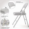 coucheta Folding Chairs With Padded Cushion and Back, Metal Frame Hold Up to 350 Lbs - 4 of 4