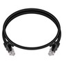 Monoprice Cat6 Ethernet Patch Cable - 2 Feet - Black (12 Pack) Snagless RJ45, 550MHz, UTP, Pure Bare Copper Wire, 24AWG - FLEXboot Series - image 4 of 4