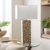 Mark & Day Neuhodis 27"H x 14"W x 7"D Global Brown Table Lamps - 2 of 4