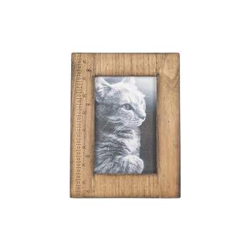 4x6 Inch Rustic Southwest Picture Frame Wood, MDF & Glass by Foreside Home & Garden