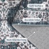 5x7 Living Room Rugs, Vintage Washable Distressed Bedroom Carpet Floral Print Retro Accent Area Rug Soft Non Slip - 3 of 4