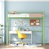 Karl Home Loft Bed Twin Full Queen Size with Flat Rungs for Adults, Kids and Young Teens, No Box Spring Required - 2 of 4
