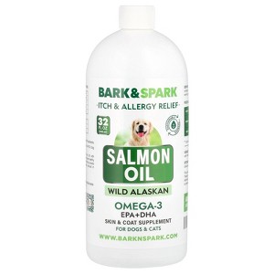 Bark&Spark Salmon Oil, For Dogs & Cats, 32 fl oz (946 ml) - 1 of 4
