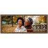 PosterPalooza | Panoramic Textured Gold Picture Frame - UV Acrylic, Foam Board Backing, Hanging Hardware - 2 of 4