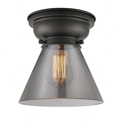 Cone - 1 Light Flush Mount In Industrial Style-7.4 Inches Tall and 7.75 Inches Wide