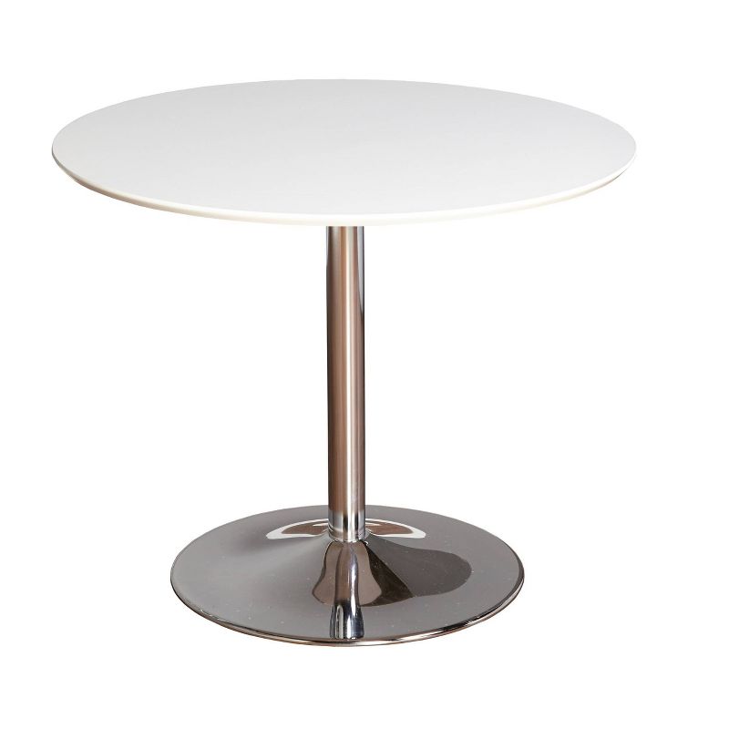 Hillboro Round Dining Table Metal Base - Buylateral, 1 of 11