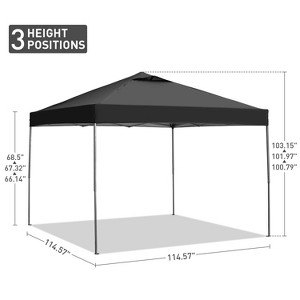 Ainfox 10'×10'  Portable Canopy With Carrying Bag - 1 of 4