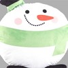 The Lakeside Collection Holiday Friends Pillow - Stuffed Accent Throw for Christmas - 3 of 4