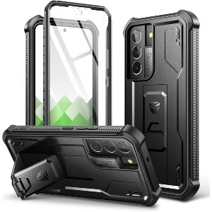 Dexnor for Samsung Galaxy S22 Case, [Built in Screen Protector and Kickstand] Heavy Duty Military Grade Protection - 1 of 3