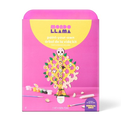 Día de Muertos Craft Tree of Life Painting Kit - Mondo Llama™