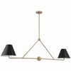 Crystorama Lighting Xavier 4 - Light Chandelier in  Vibrant Gold - 2 of 4