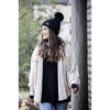 Britt's Knits Cozy Classics Pom Hat Winter Cozy Fur Pom Knit Beanie Hat Skull Cap for Women & Girls - 3 of 4
