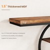 55" Console Tables for Entryway, 5-Tier Industrial Narrow Sofa Tables with Storage for Living Room, Hallway - 4 of 4