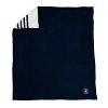 MLB Houston Astros Knit Embossed Faux Shearling Stripe Throw Blanket - 2 of 2