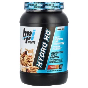 BPI Sports Hydro HD™, Hydrolyzed Whey Protein, Cinnamon Cereal, 1.62 lbs (736 g) - 1 of 2