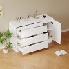 PAGED Dresser Chest of Drawers Wooden Storage Cabinet with 4 Doors and 2 Drawers for Bedroom - 4 of 4