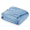 Bedsure Flannel Blanket – Solid Color Plush Throw, Ultra Soft and Fuzzy, 300GSM Lightweight Cozy Blanket for Bed or Sofa - 2 of 4
