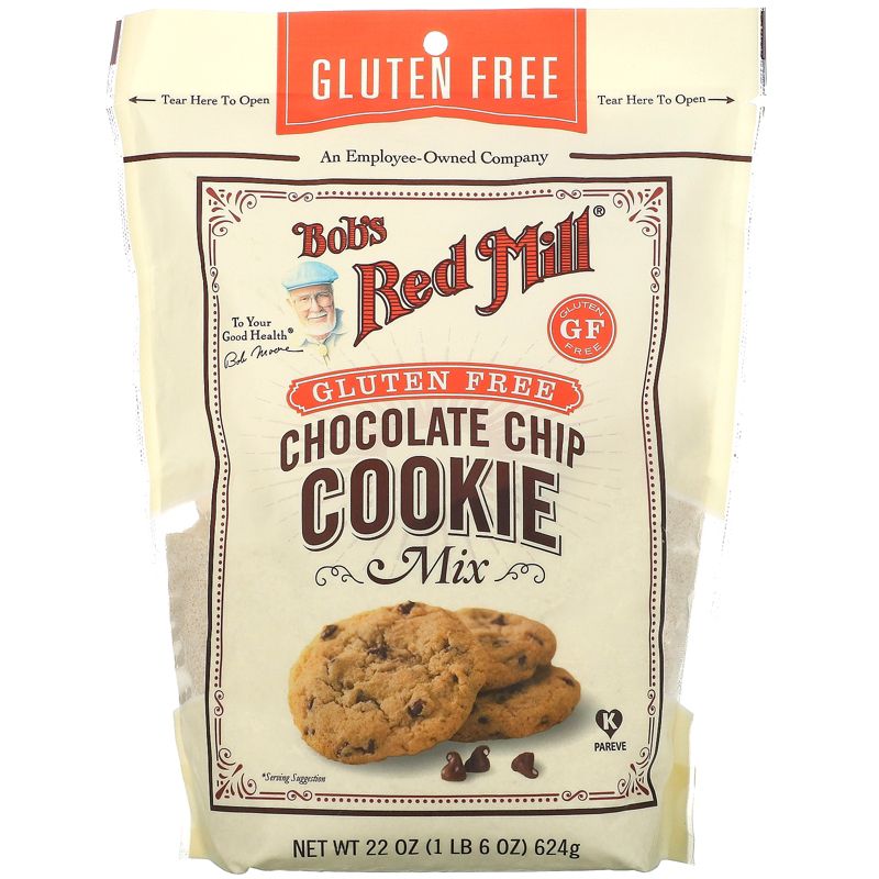 Bob's Red Mill Chocolate Chip Cookie Mix, Gluten Free, 22 oz (624 g), 1 of 3