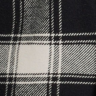black/antique alabaster plaid