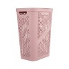 Mind Reader Perforated Plastic Hamper with Lid 60 Liter/16 Gallon, Lightweight Hamper - 4 of 4