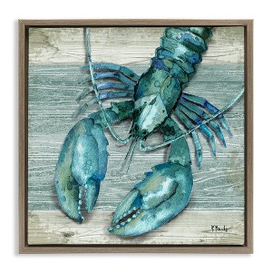Stupell Industries Northpoint Lobster Rustic Sealife, 25" x 25" - 1 of 4