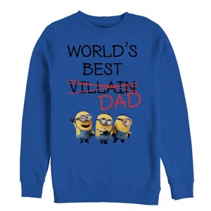 Men's Despicable Me Minions World's Best Villain Dad Sweatshirt - 1 of 3