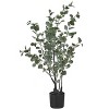 NicBex Artificial Tree Artificial Plant 35" Tall Artificial Eucalyptus Tree with Black Pot, Room Decor for Home Office Foyer Porch - 3 of 4