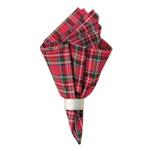 C&F Home Red Plaid Napkin Set of 6 - 1 of 4