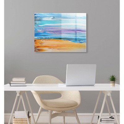 23" x 31" Assorted Acrylic Abstract Landscape Wall Art