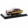1970 Datsun 510 #5 Brown Metallic with Stripes Limited Edition to 4250 pieces Worldwide 1/24 Diecast Model Car by M2 Machines - 2 of 3