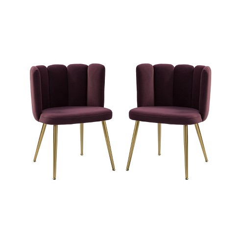 Purple side online chairs