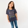 SmileyWorld Ugly Christmas Sweater Pixels - Youth Short Sleeve Graphic T-Shirt - 3 of 4