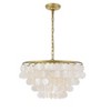 Elegant Lighting Selene 4 light Brass Pendant - 3 of 4