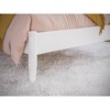 AFI Furnishings Pasadena 14 in Twin Platform Bed Frame in White - 2 of 4