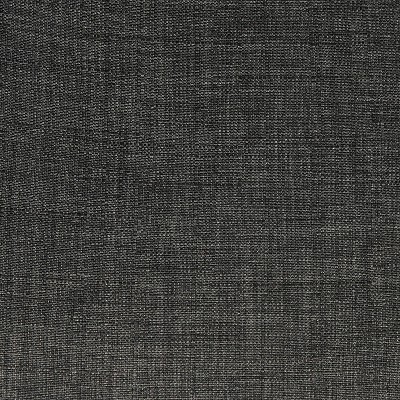 High-Back Walnut and Charcoal Fabric Upholstered Arm Chair