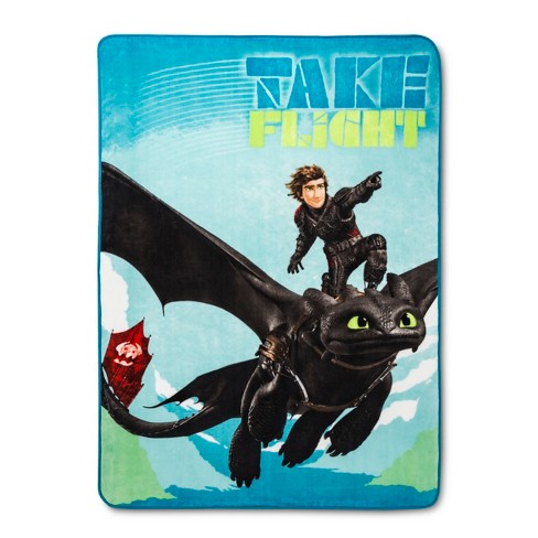 How To Train Your Dragon 3 Twin Bed Blanket Target