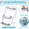 Whizmax Potty Training Seat with Step Stool Ladder for Toddlers as a Potty Training Toilet Anti-Slip Safe Pads Adjustable Height Legs - 3 of 4