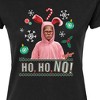 Women's - A Christmas Story - Ho Ho No Pink Bunny Suit Fitted Graphic T-Shirt - 2 of 4