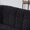 50.2" Chenille 2-Seater Loveseat with Channel Tufted Back & Metal Legs - 4 of 4