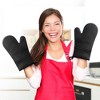 Cheer Collection Set of 2 Food Grade Silicone Oven Mitts - image 2 of 4