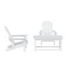 WestinTrends  3-Piece Outdoor Paio Adirondack Conversation Set - 3 of 4