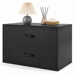 black two drawer dresser 2-Drawer Stackable Chest of Drawers with Handles for Bedroom Office, 24 Inch Wide : Target status:Active Black 4 drawer dresser Size:UK28 4 inchW X 9