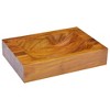 vidaXL Basin Solid Wood Teak 19.7"x13.8"x3.9" - 3 of 4