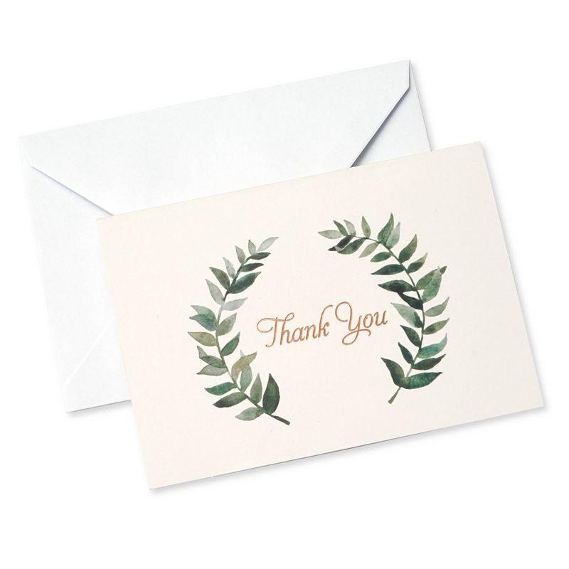 50ct &#39;Thank You&#39; Cards with Wreath, 3 of 4