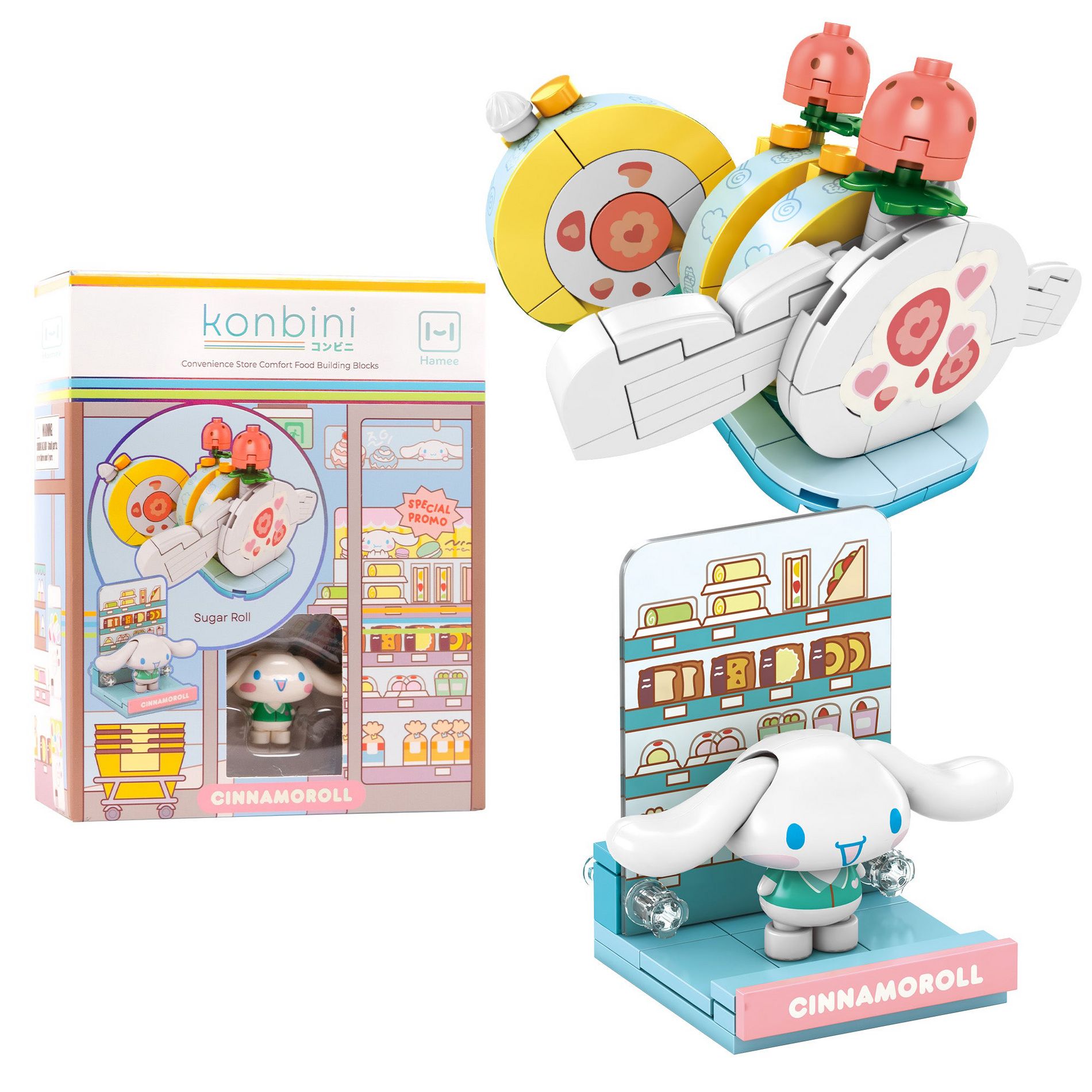 Hamee Building Block Sanrio Toy Konbini Store Series Theme Set Boy Girl Build Set Gift Ideas
