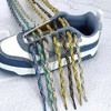 INSPIRE CHIC Polyester Fashion Shoelaces 2 Pairs 0.7cm Width - 4 of 4