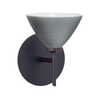 Besa Lighting Domi 1 - Light Wall Light in  Bronze