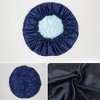 Anna-Kaci Silk Sleep Bonnet Adjustable Elastic Band Smooth Hair Protection Cap for Curly and Natural Hair - 4 of 4